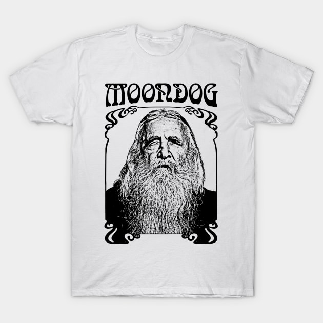 Moondog ∆∆∆ Vintage Look Fan Art Design - Moondog - T